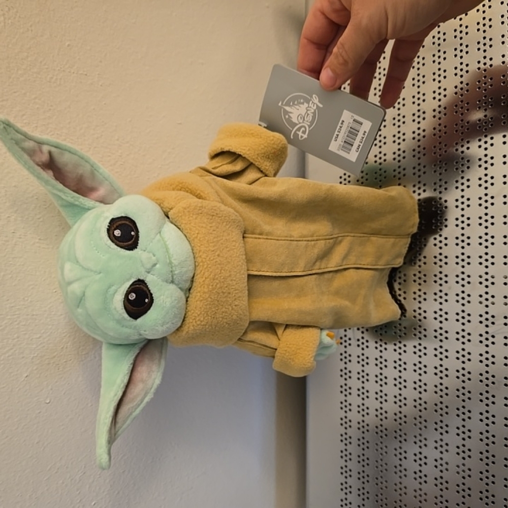 Green and Tan Baby Yoda Plush Toy